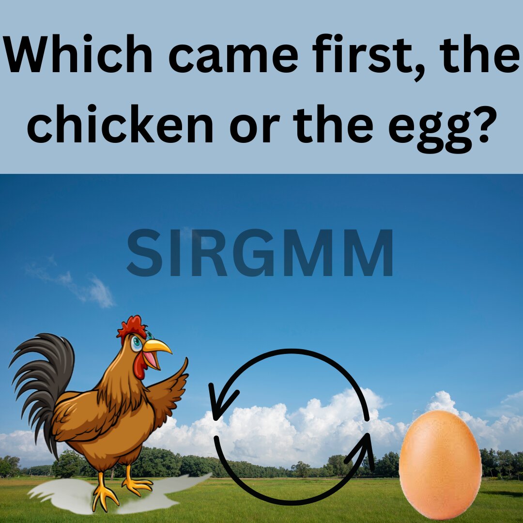 Which came first, the chicken or the egg?